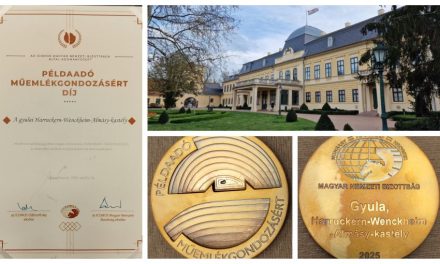 Újabb díjban részesült a gyulai Almásy-kastély